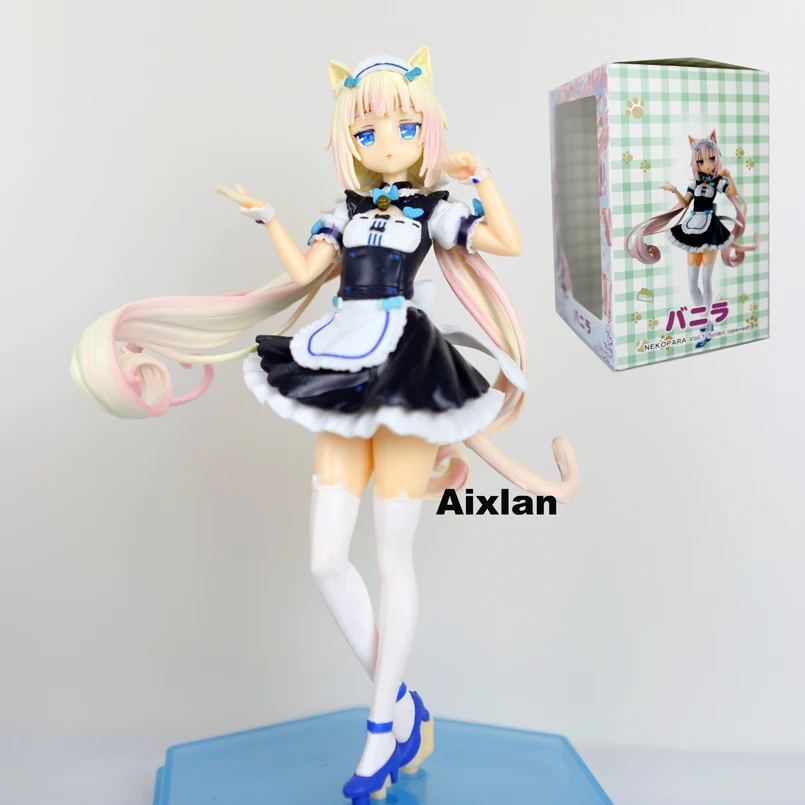 20cm NEKOPARA Anime Figure Chocola Vanilla Azuki Coconut Maple Cinnamon Pop Up Parade PVC Action Figure Sexy Girl Figurine Toys he man toys