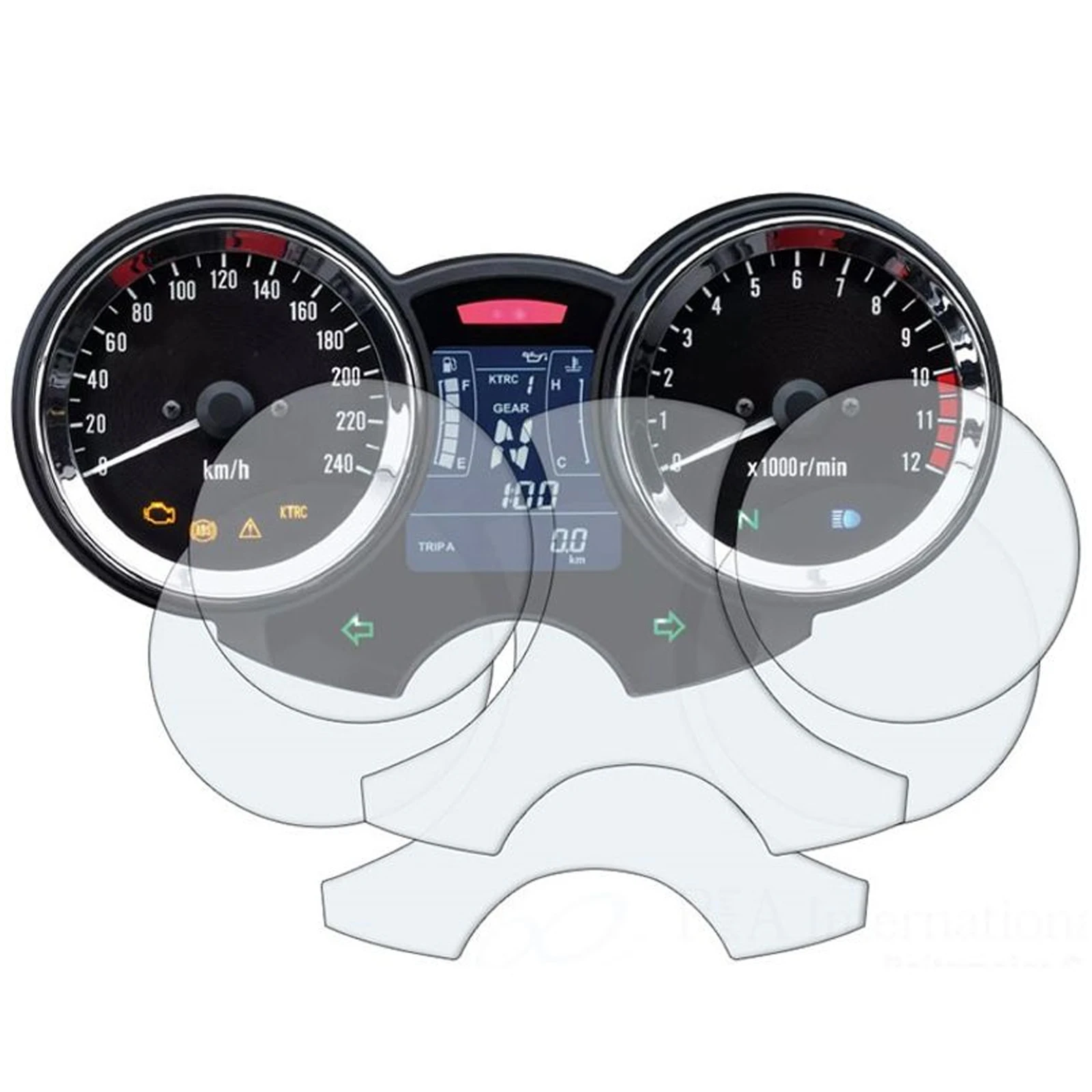 Dashboard Screen Protector MotorcycleApplicable to Kawasaki Z650RS (-) model Dashboard Film Anti-scratch Protective Fi