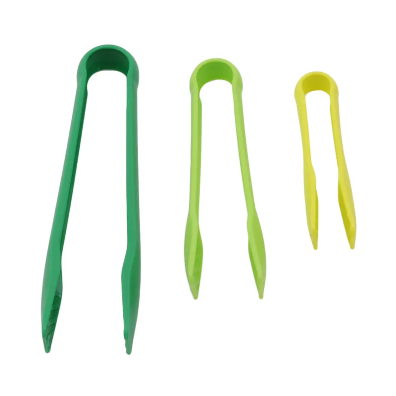PP Food Tong Plastic Tongs Non-slip Cooking Clip Clamp BBQ Salad Bread Cake Tools Grill Kitchen Accessories