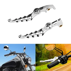 Motorcycle Chrome Skull Zombie Brake Clutch Levers Handle For Honda Shadow Nighthawk Magna Sabre Spirit CB VF VT 750 1100 1300