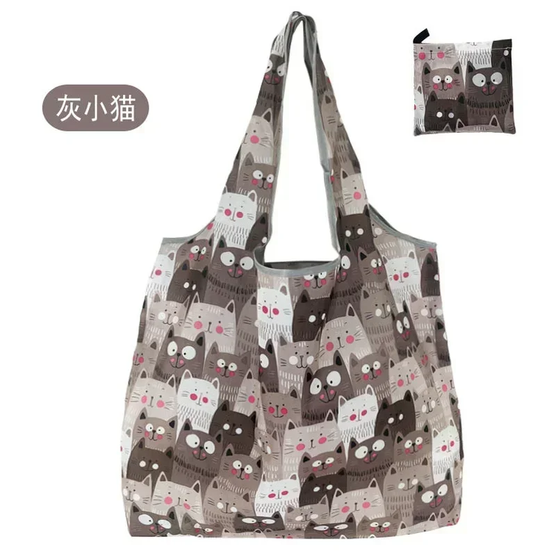 Floral Print Eco-Friendly Foldable Women's Tote Bag