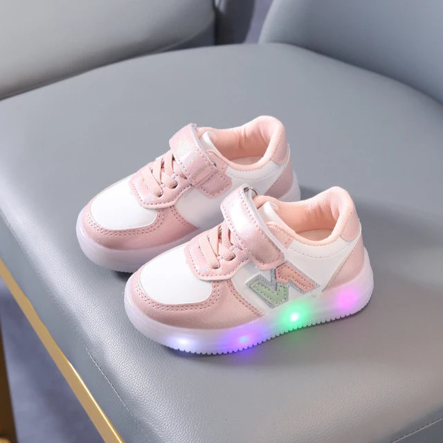 Enfant en bas âge enfants garçons filles enfant lumière LED course  athlétisme baskets bébé chaussures 