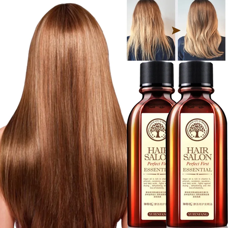 

Hair Essential Oil Repair Dry Frizz Damaged Hair Roots Smooth Silky Hair Nourishing Scalp Strengthen Hair Growth Care Oil