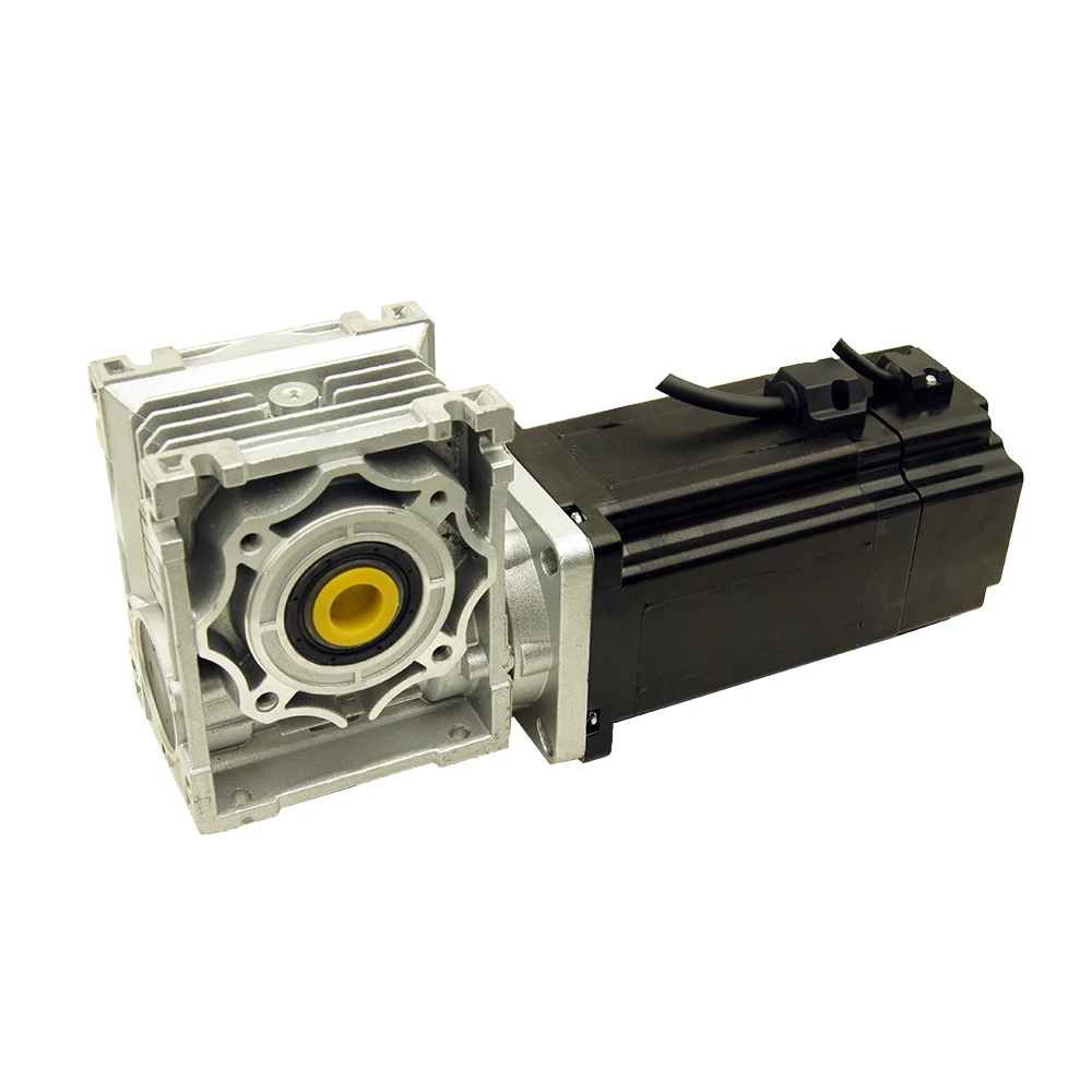 

Nema34 stepper motor 8.5N.m(1215oz-in) with brake Worm gearbox 5:1/10:1/15:1/30:1/40:1/50:1/80:1 reducer output shaft