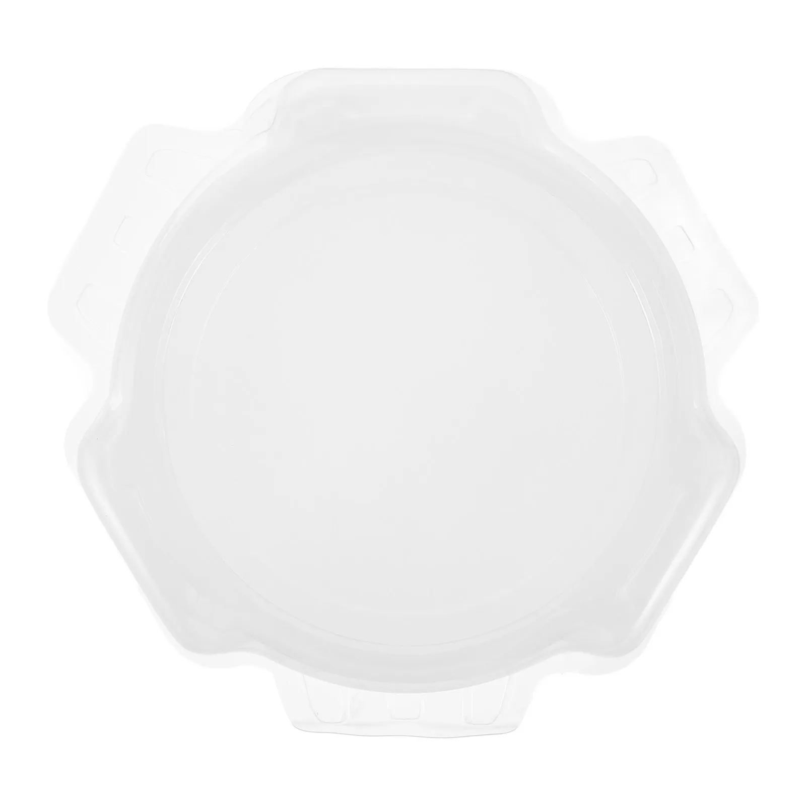 흰색 원형 자이로 플라스틱 디스크 게임, 어린이용 인터랙티브 회전 자이로 디스크 플레이트, 실내외 놀이 스타디움