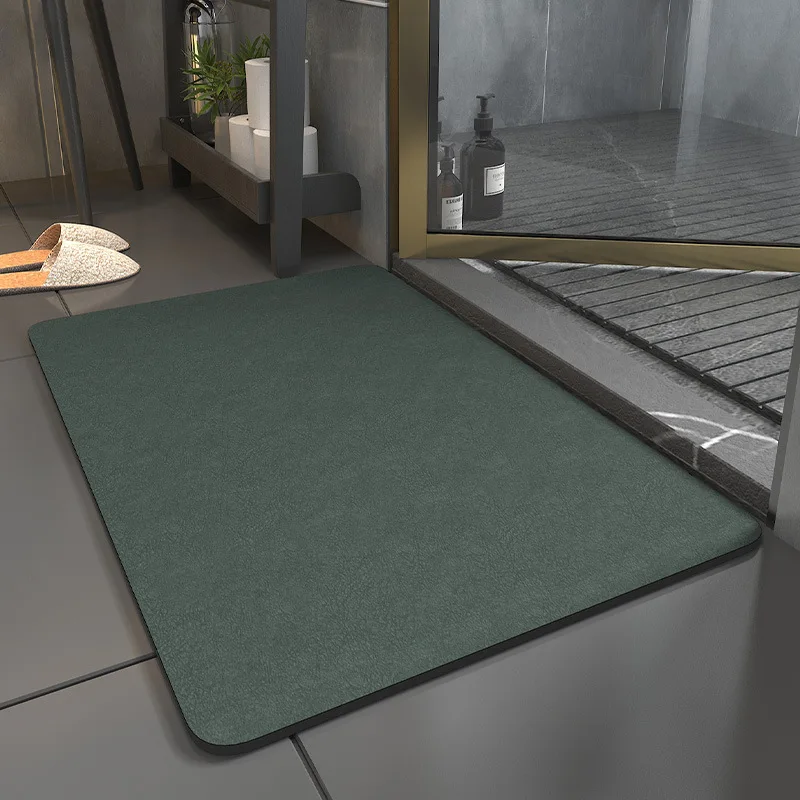 

Mats Carpet Pad Toilet Hydrophilic Door Household Toilet Bathroom Mat Quick-drying Mat Non-slip Diatomite Cushion
