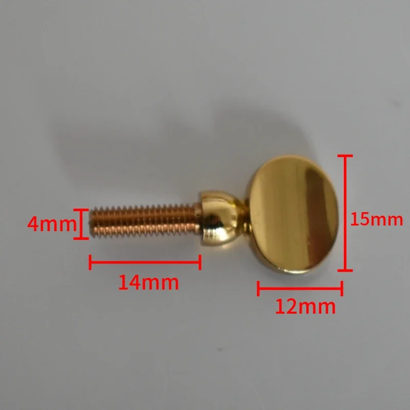 Gold Copper Clarinet Saxophone Screws, Neck Tightening Screws, Soprano, Alto, Tenor, Woodwind Instrument Parts Pack of 10