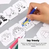 Children's DIY Craft Toys Novelty Painting Drawing Toys Color Filling Paper Rotating Graffiti Puzzle Educational Toys for Kids 3