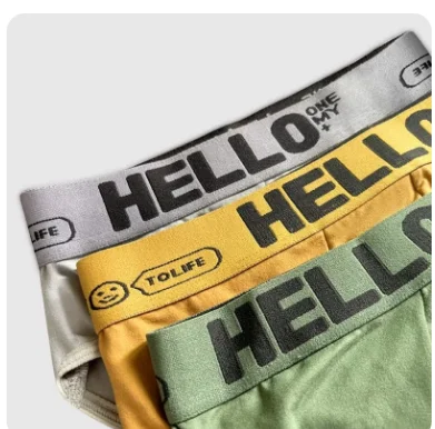Men Underwear 5Pcs Doux Hommes Culottes XS-XXL Sports Personnalit&eacute; Boxers Cale&ccedil;ons T UnderChester Respirant Grande Taille