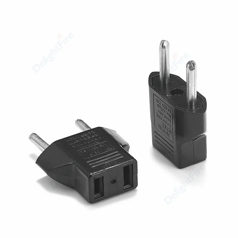 Universal Travel Adapter for European Outlets - Power Converter for US to EU Plugs