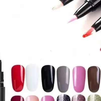 Quick-Dry Nail Art Color Pen in Vibrant Gel Finish