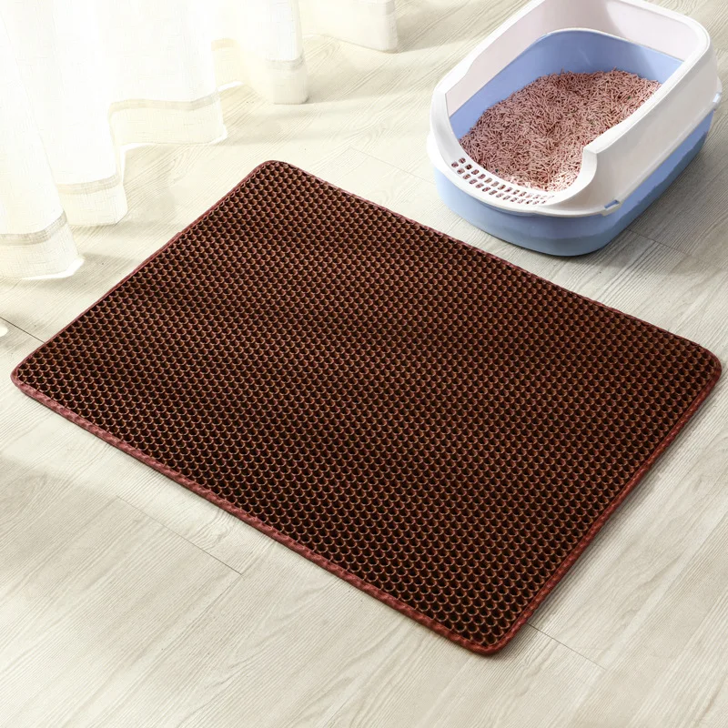 Cat Litter Mat Pet Toilet Waterproof Double Layer Nonslip Sand Washable Clean