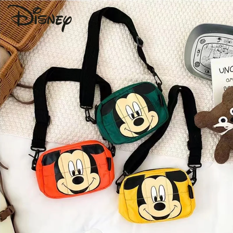 

Disney Mickey's New Children's Cross-body Shoulder Bag Cartoon Cute Women's Handbag High Quality Multi-function Storage Bag