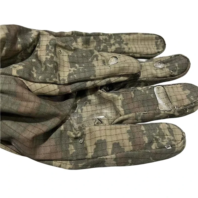Warm Tactical Gloves Winter Outdoor Windproof Waterproof Five Finger Gloves Camouflage Cycling Plus Velvet Cold-proof Ski