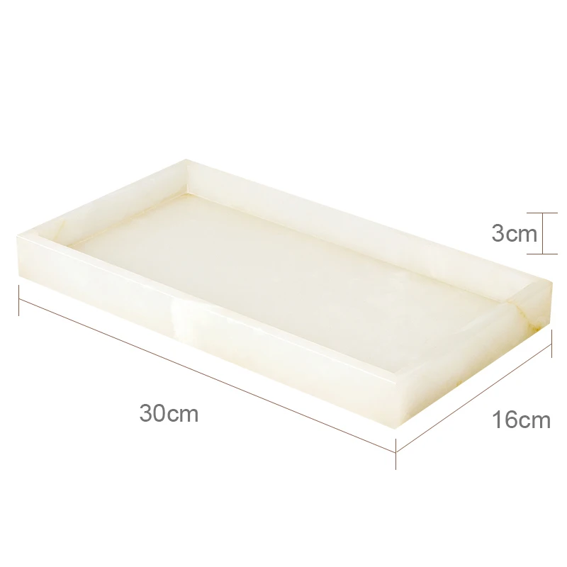 Bathroom set components in natural marble