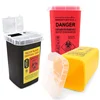 1L Plastic Tattoo Waste Box Medical Supplies Container Disposable Microblading Sharps Needle Tips Accessories For Eyebrows 1