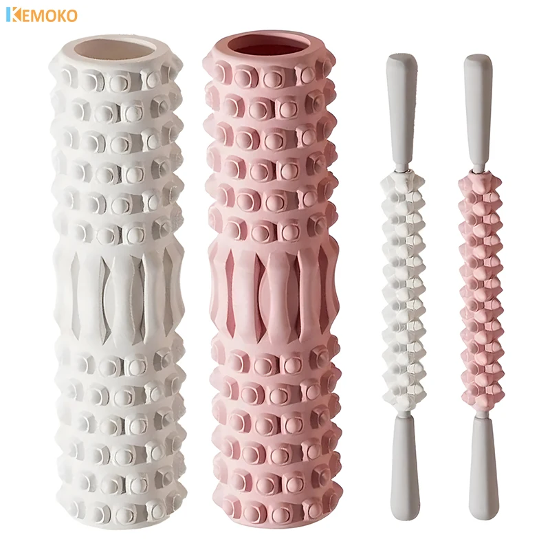 Yoga Column Foam Muscle Roller Fitness Pilates Back Muscle Relaxation Massage Roller Gym Home Myofascial Release Body Relaxation 5 speed body building electric fitness yoga vibrating muscles massage foam roller yoga products