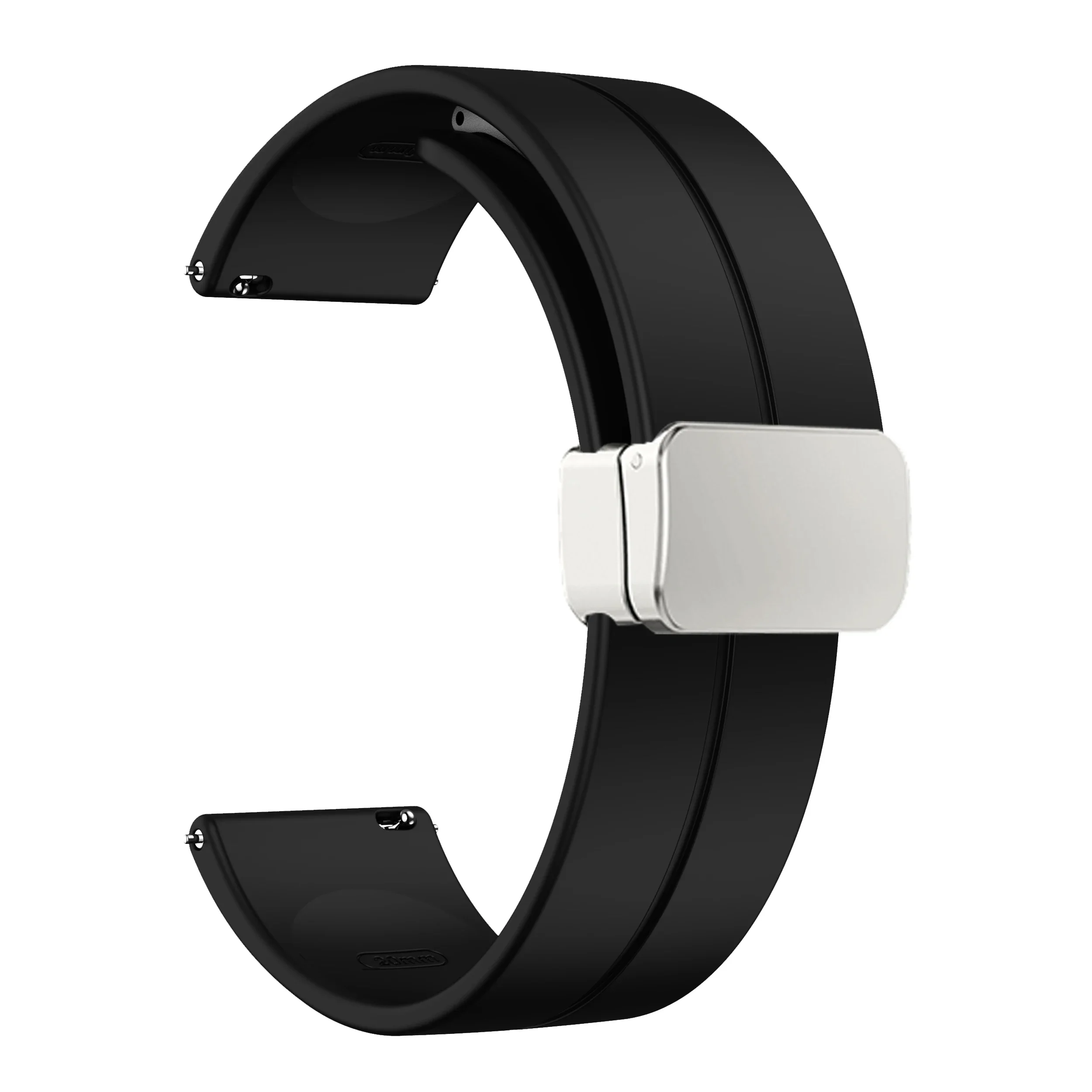 Sport Silicone Magnetic Buckle Watch Strap - 20mm/22mm