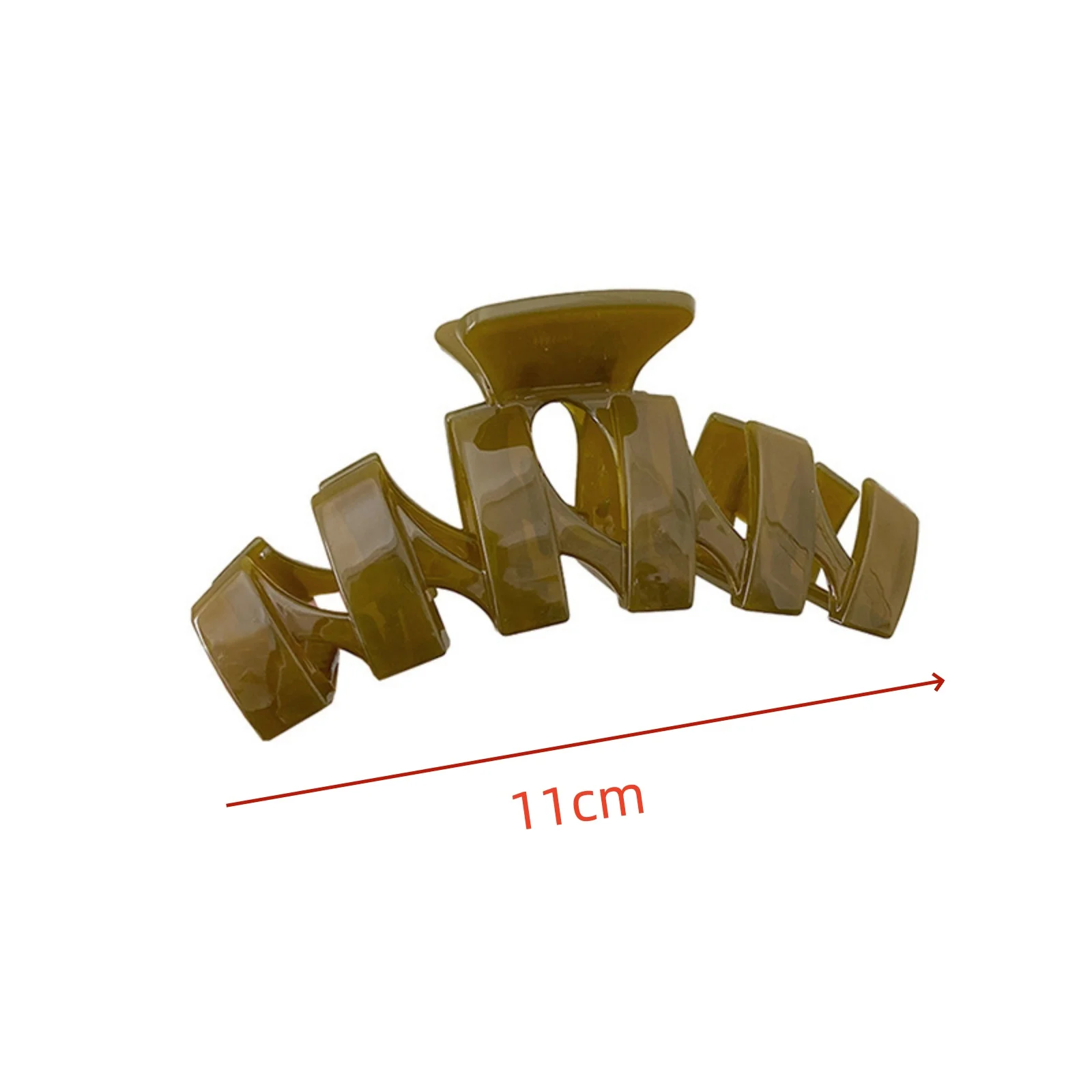 1PC Women's Hair Claws: Chic Black, White & Brown Designs, Strong Hold for All Hair Types, Great for Any Hairstyle