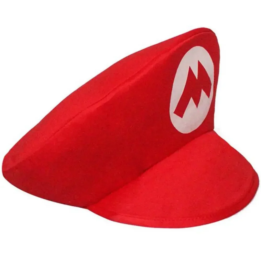 Super Odyssey Bros Cosplay Cartoon Hats With Moustache Halloween kids Hats Costumes Anime Figure Peripherals Birthday Gifts