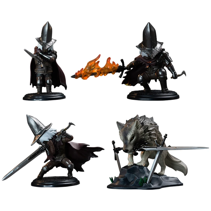 Genuine Dark Souls Garage Kit Watcher Of The Abyss Grey Wolf Schiff Anime Action Figures Modello Da Collezione Spedizione Gratuita