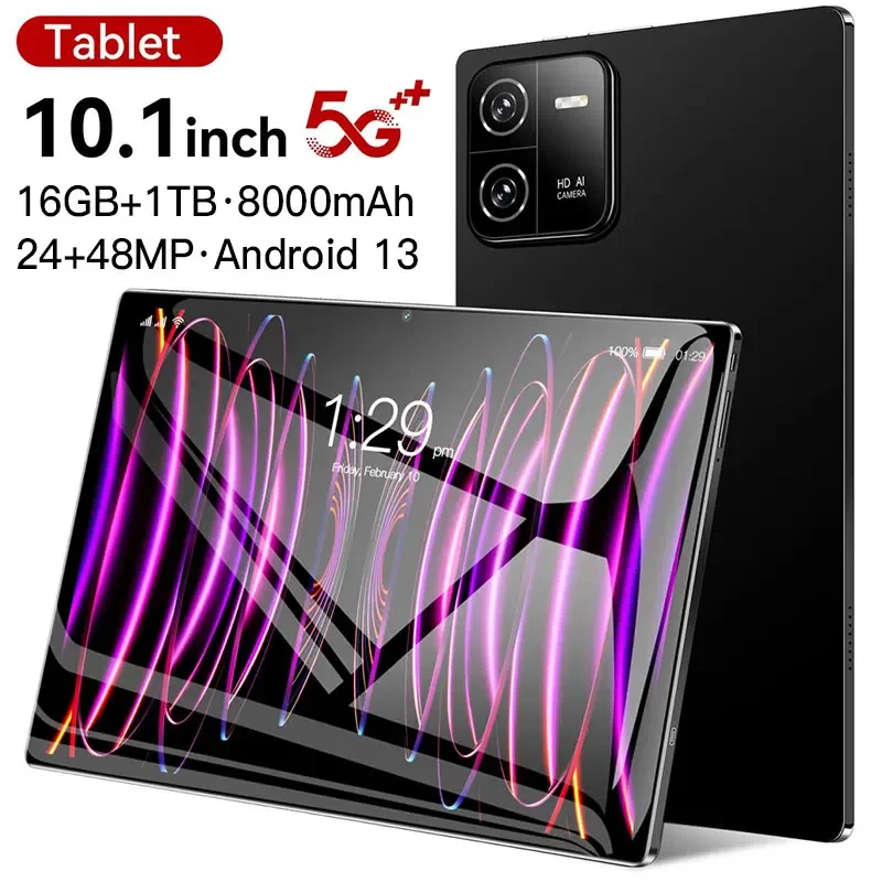 100% 오리지널 패드 6 프로 태블릿 PC 글로벌 버전, 16GB + 1TB 태블릿, 안드로이드 13 패드 6 맥스 5G 듀얼 SIM 카드, 와이파이 HD 4K Mi Tab 2024NEW