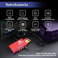 פרסקרלר2x av ל hdmi-ו-doubler/דולר לקונולות משחקי רפואי לקונוסלול משחקי ריטרו PS2 n64 סדר md1 md2 2
