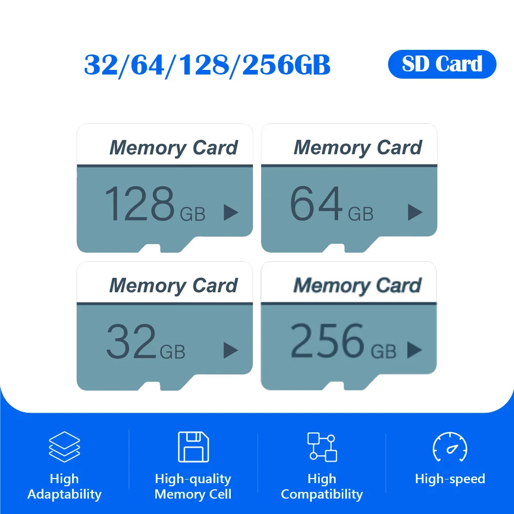 32/64/128/256GB SD Card for Storage Mini SD Card with Box for Home Security Came