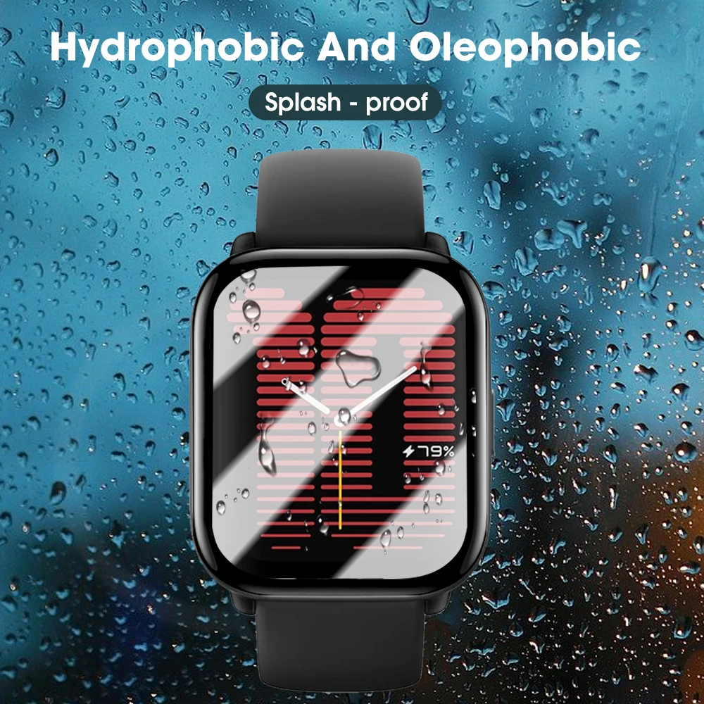 Pellicola Protettiva Per Amazfit Active 2 - 3 Pezzi, TPU Flessibile - Foto 3