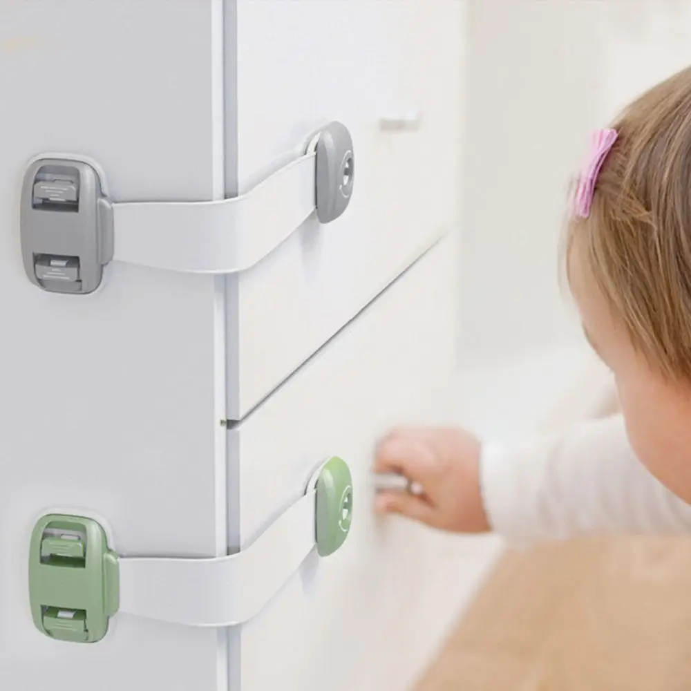 

Children Toddler Fridge Door Cabinet Drawer Box Closet Cabinet Lock Child Safety Lock Anti-Clip Hand Protection Baby