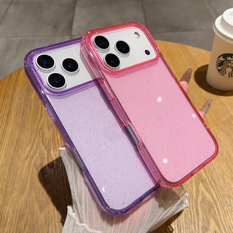 Luxury Fashion Bling Glitter Acrylic Shockproof Phone Case