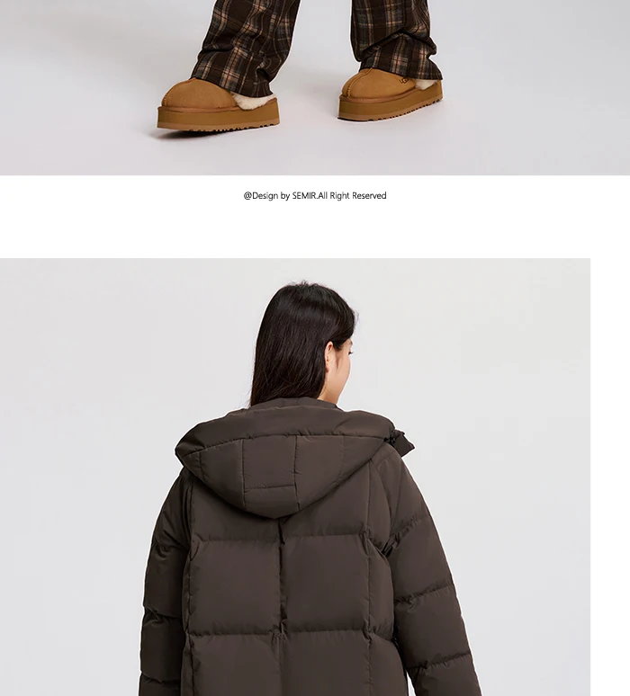 Down Jacket Women Loose Hooded New Winter Waterproof and Windproof Outerwear