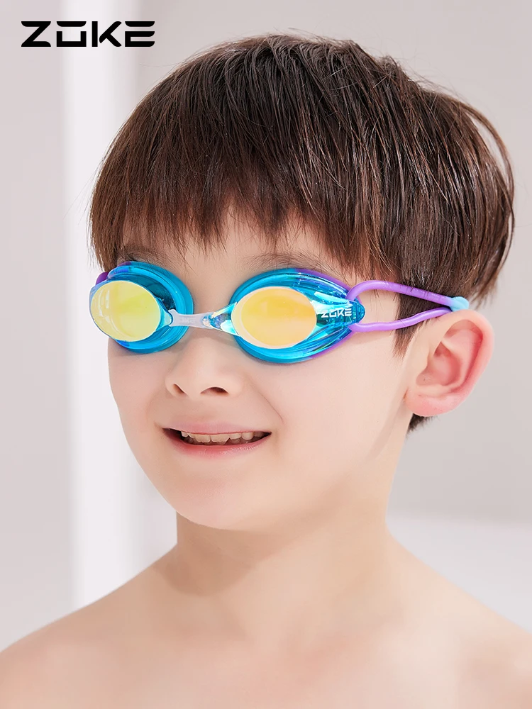Zoke Kid Swimming Goggles Hd Waterproof Coating Diving Glasses