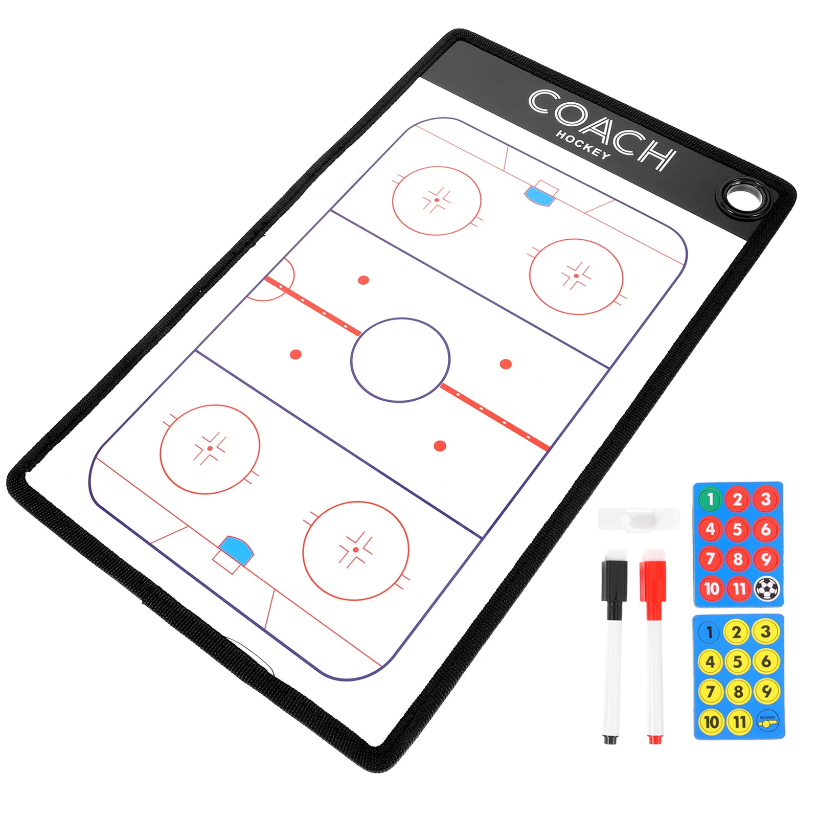 

Board Hockey Pucks Basketball Competition Supply Sports Wipe Kit Accessory Pvc Reusable Ice Clipboard Contest Coaching