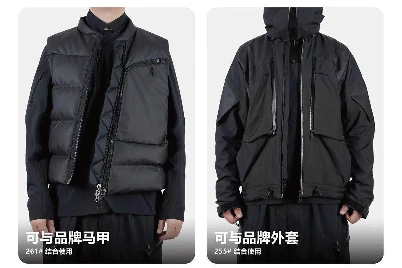 Reindee Lusion 25aw Polartecneoshell functional suit jacket multipocket doubleshape collar techwear -