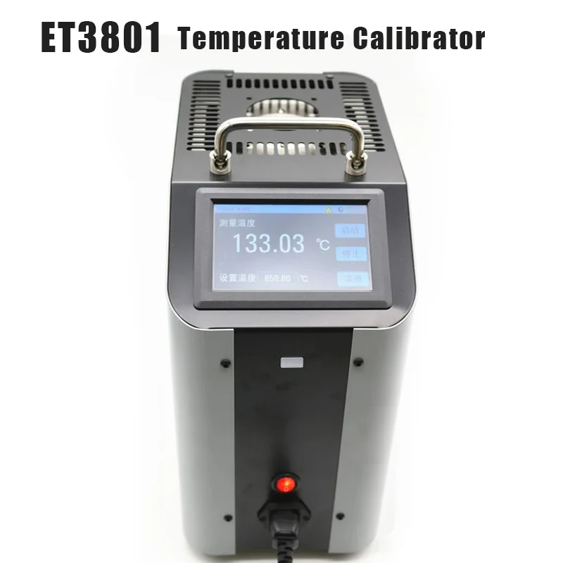 

2023 New ET3801 Dry Block Temperature Calibrator -30℃-1200℃ on-site Temperature Calibration Equipment Portable Dry Body Furnace