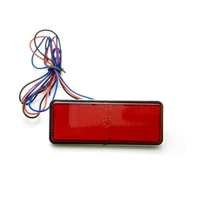 High-Performance Red LED Reflector Brake and Turn Signal Light for Motorcycles, Cars, and Trucks