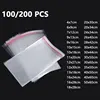 Cellophane Self-adhesive Bag Plastic Opp Transparent Sealed Jewelry Gift Food Candy Chothes Cake Packaging Clear Pouches 1