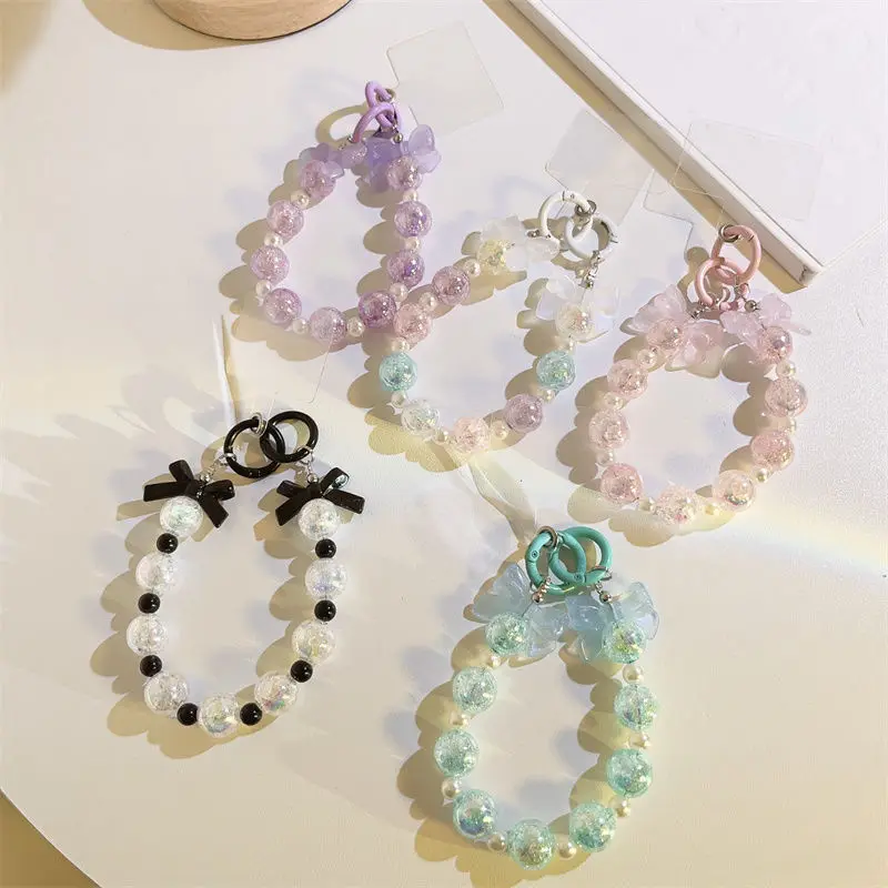 KoreanCharmBowMobilePhoneChainforWomenGirlsTelephoneCharms