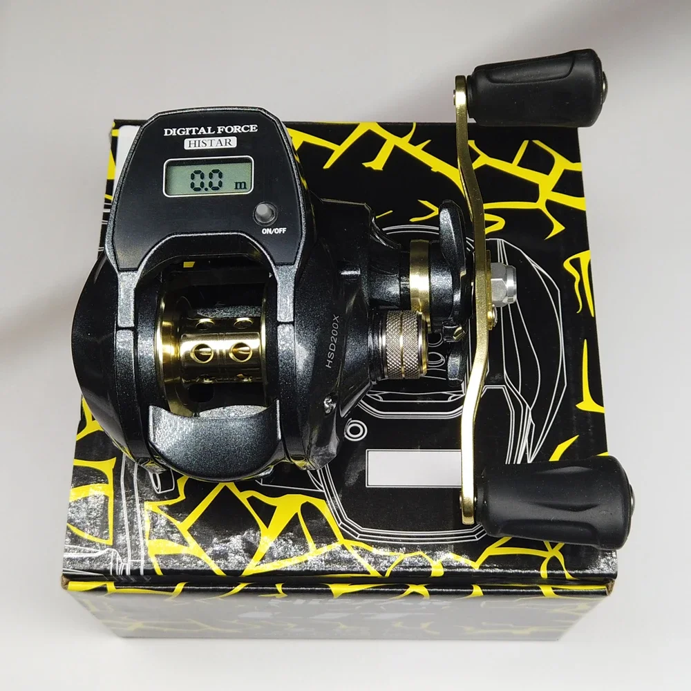 Baitcaster Combo Splihome Fishing Baitcasting Reel Line Counter