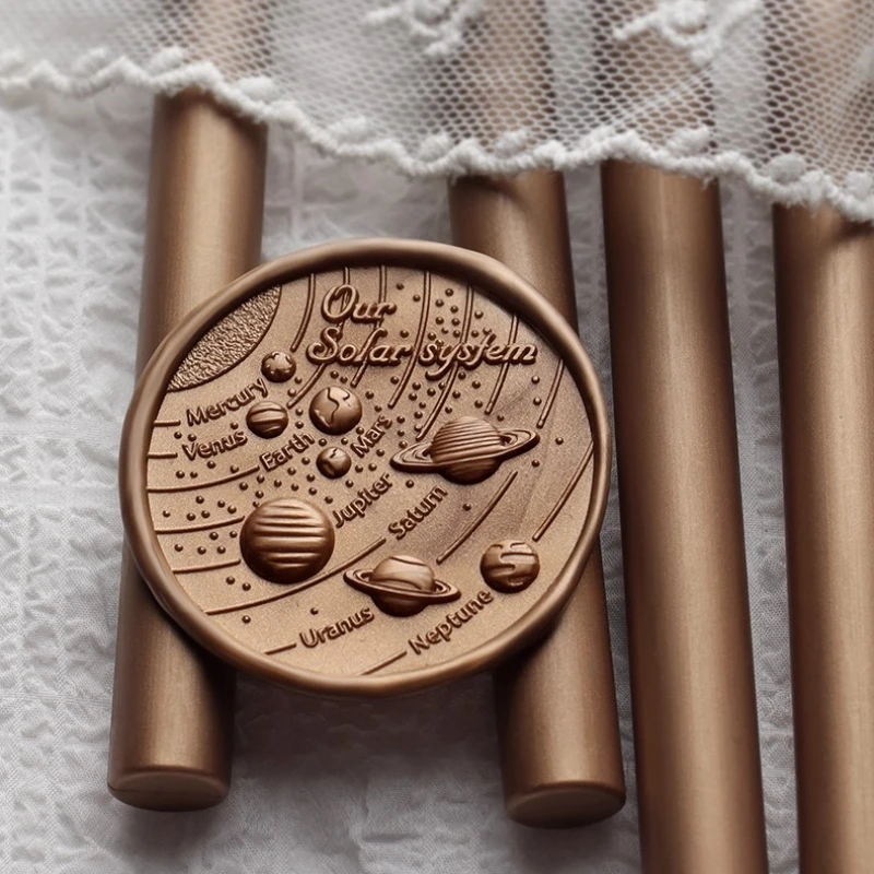Copper Head Hand Account Envelope Wax Seal Embossed Lacquer Decoration