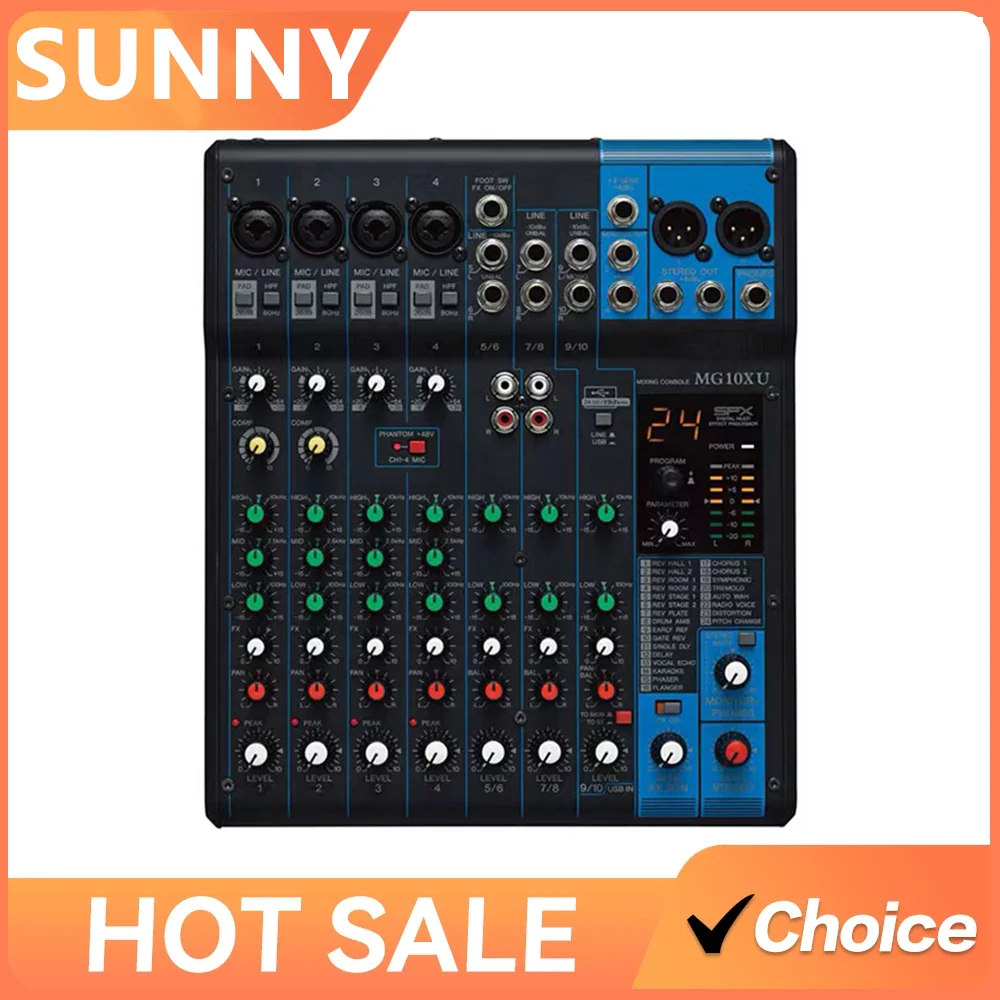MG10XU 10 channel Audio Mixer Sound Console USB interface and Effects audio mixer