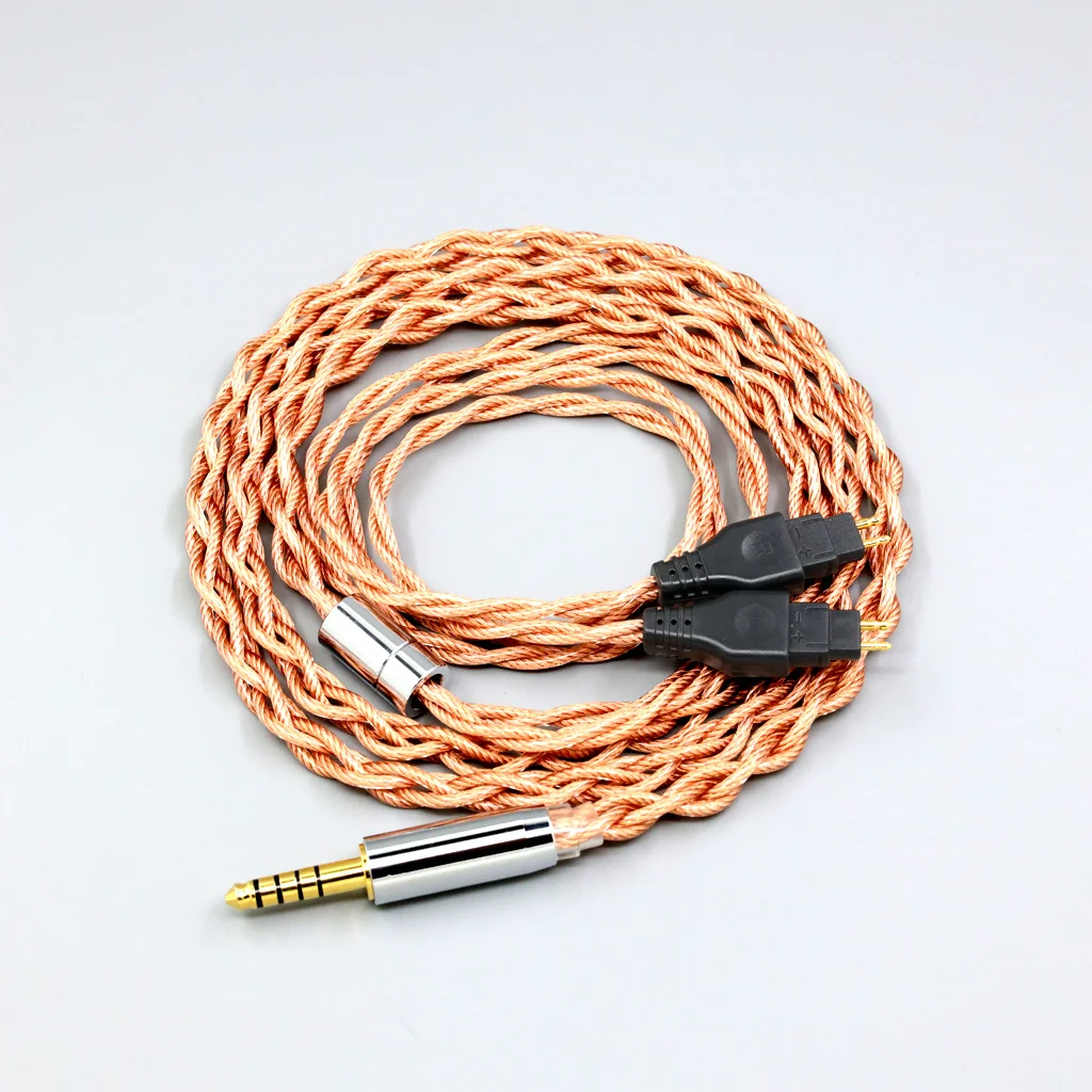 Graphen 7n Occ Abschirmung koaxiales gemischtes Kopfhörer kabel für Sennheiser HD580 HD600 HD650 HDXxx HD660s HD58x HD6xx ln007753 – Detail 3