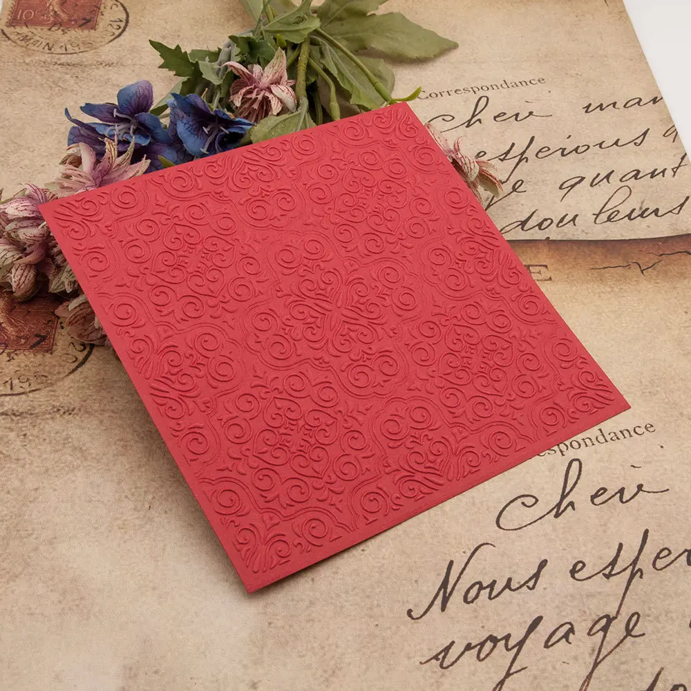 KSCRAFT Pattern Plastic Embossing Folders for DIY Scrapbooking Paper Craft/Card Making Decoration Supplies plastic embossing folder embossing folder