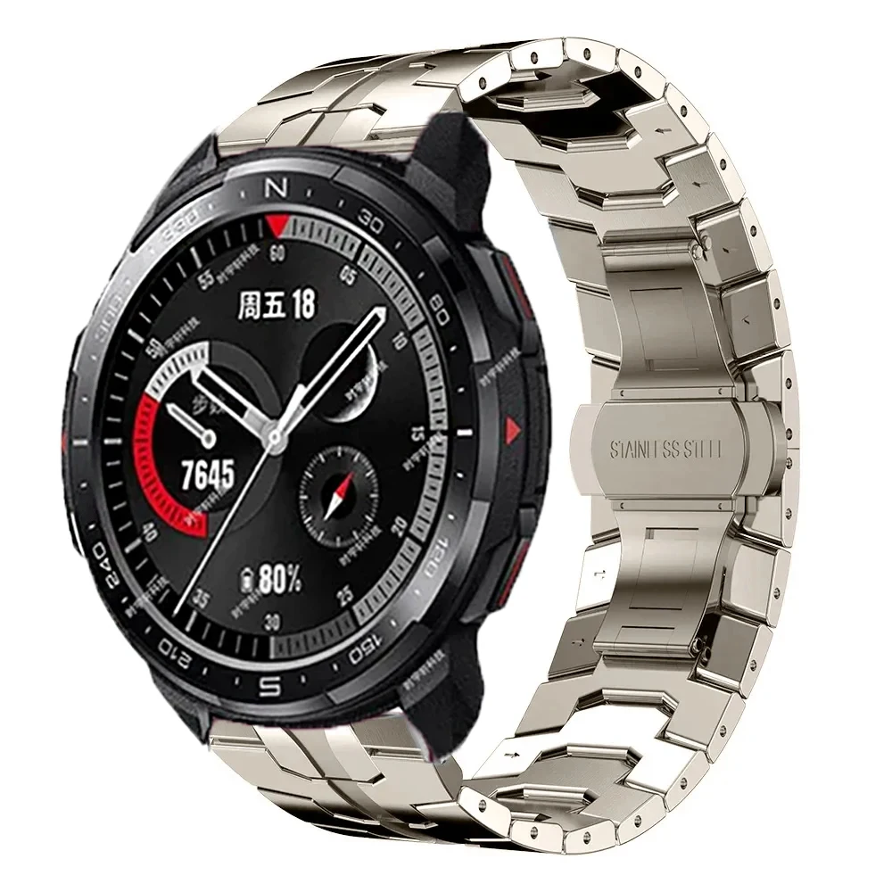 Stainless Steel 22mm Metal Band Strap