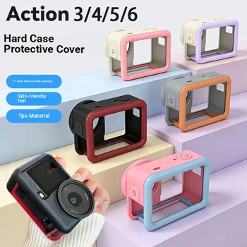 Guscio protettivo rigido adatto per accessori per action camera DJI Action 3/4/5/6 Pro, antiurto, antigraffio, a sgancio rapido