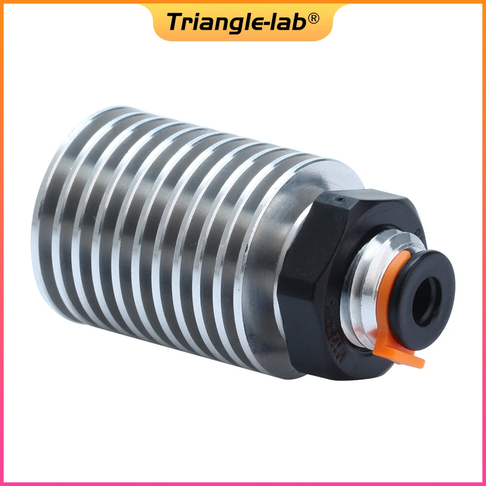 C trianglelab V6 M12 Threaded Heatsink for  v6 hotend Remote OR Short range 1.75MM for Feeding 3D printer  extruder