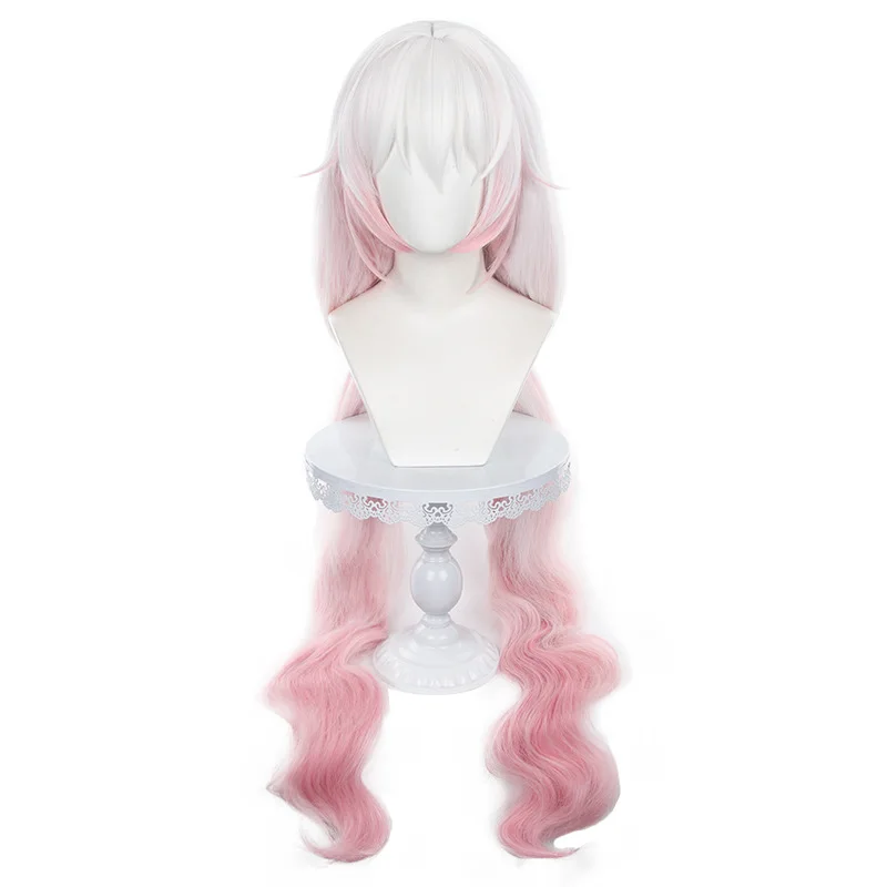 

Theresa Apocalypse Cosplay Wig Game Honkai Impact 3 Women Long White Pink Wig Cosplay Anime Heat Resistant Synthetic Wigs