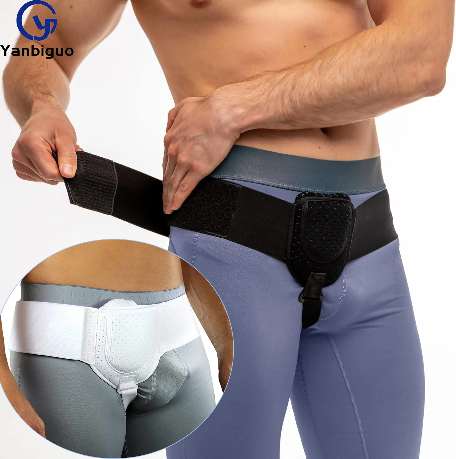 Everyday Medical Hernia Guard / Inguinal Hernia Belt For Men Left or Right Side&Post Surgery Inguinal Support Truss brace