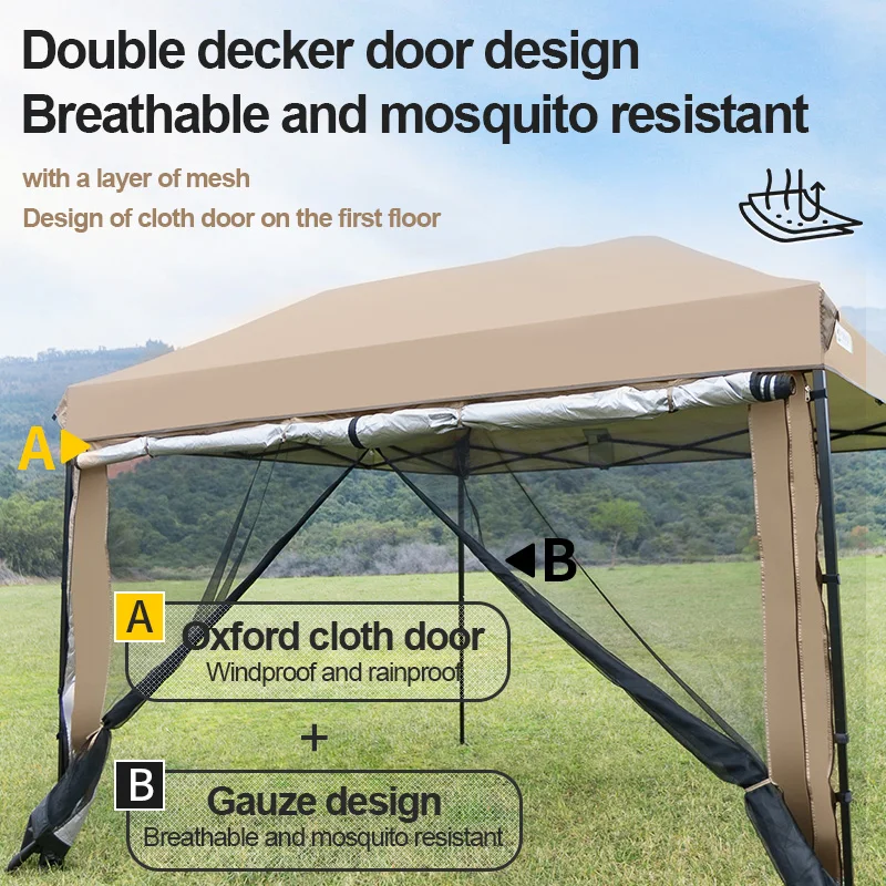 10x10ft Pop-Up Canopy Gazebo Tent 3